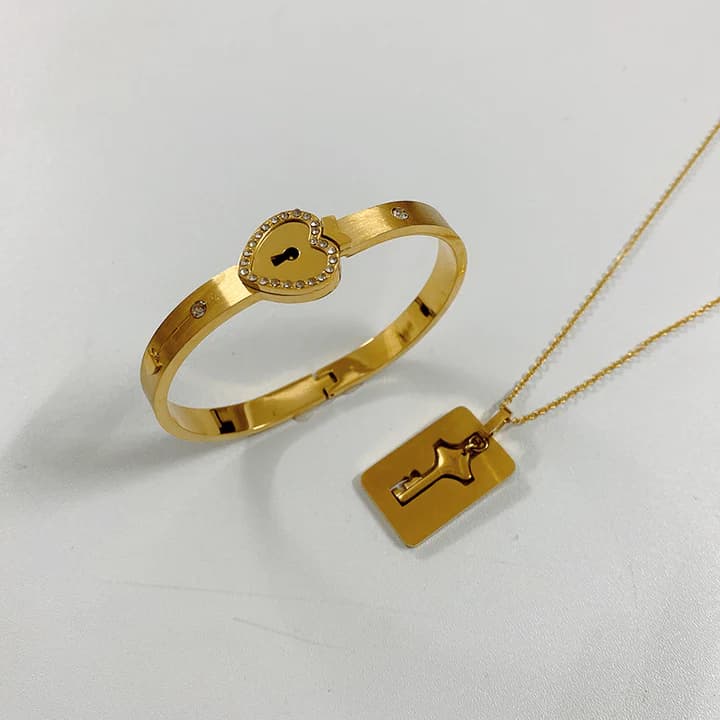 BRAZALETE Y COLLAR DE AMOR INFINITO