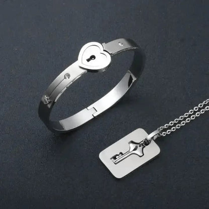 BRAZALETE Y COLLAR DE AMOR INFINITO